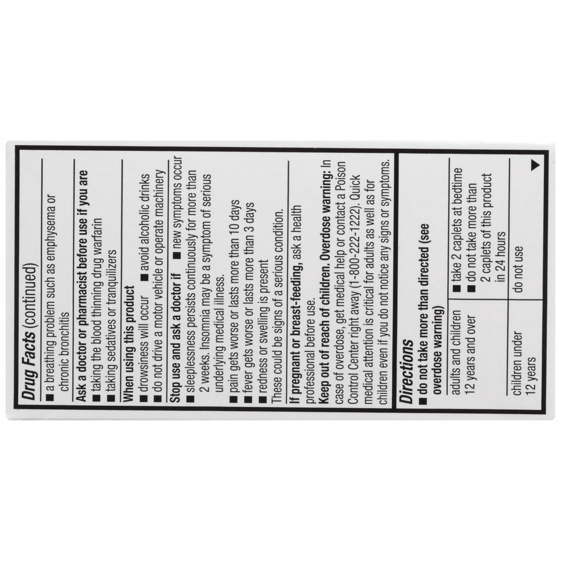 slide 6 of 6, TopCare Pain Relief PM, Nighttime, Extra Strength, Caplets, 50 ct