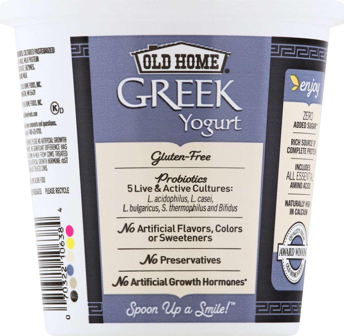 slide 7 of 13, Old Home Greek Plain Yogurt, 24 oz