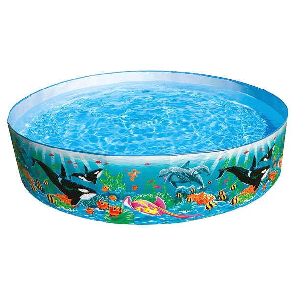 slide 1 of 1, Intex Exotic Reef Snapset Pool, 6 ft