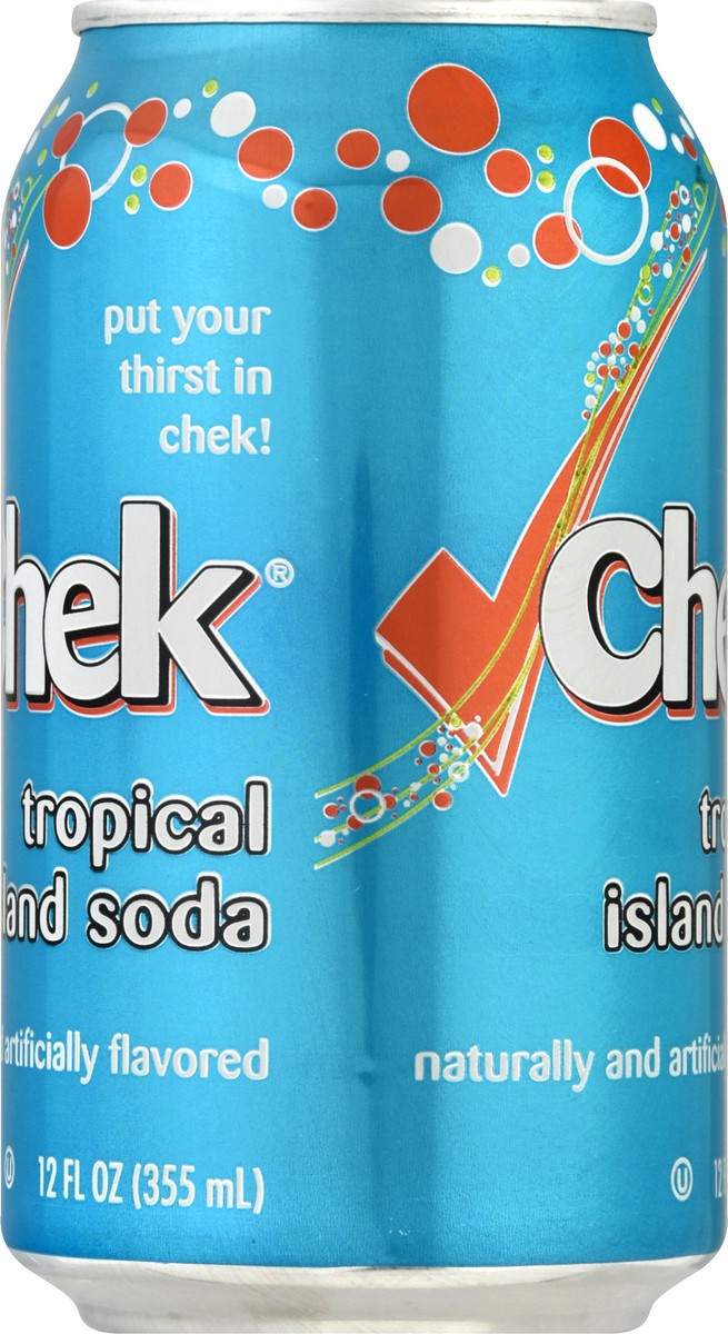 slide 11 of 13, Chek Tropical Island Soda - 12 oz, 12 oz