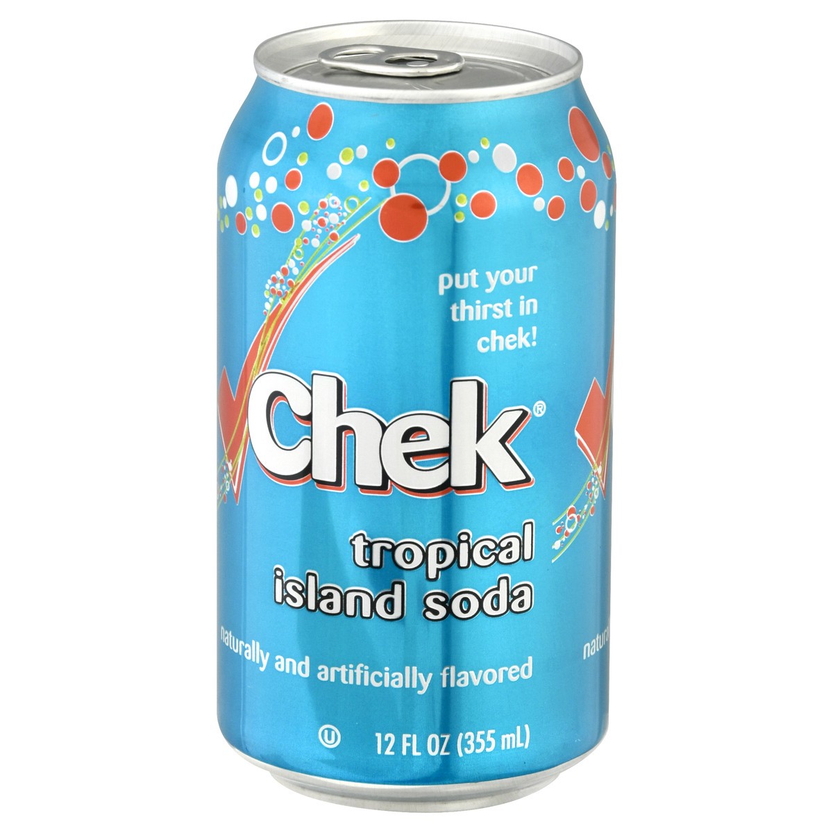 slide 2 of 13, Chek Tropical Island Soda - 12 oz, 12 oz