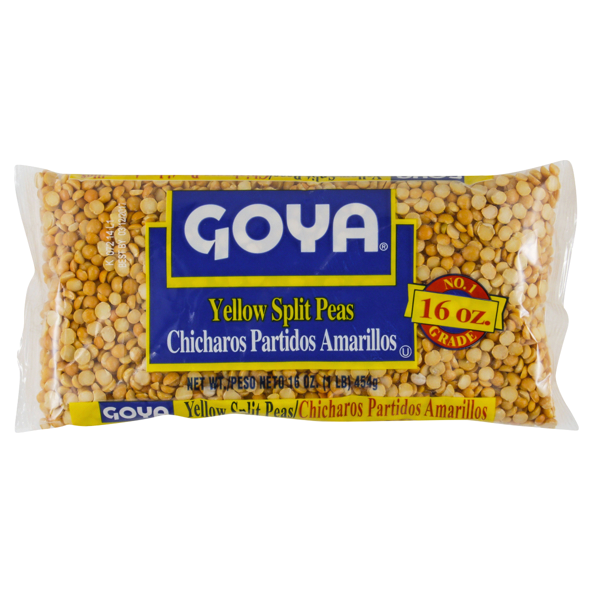 slide 1 of 2, Goya Yellow Split Peas, 16 oz