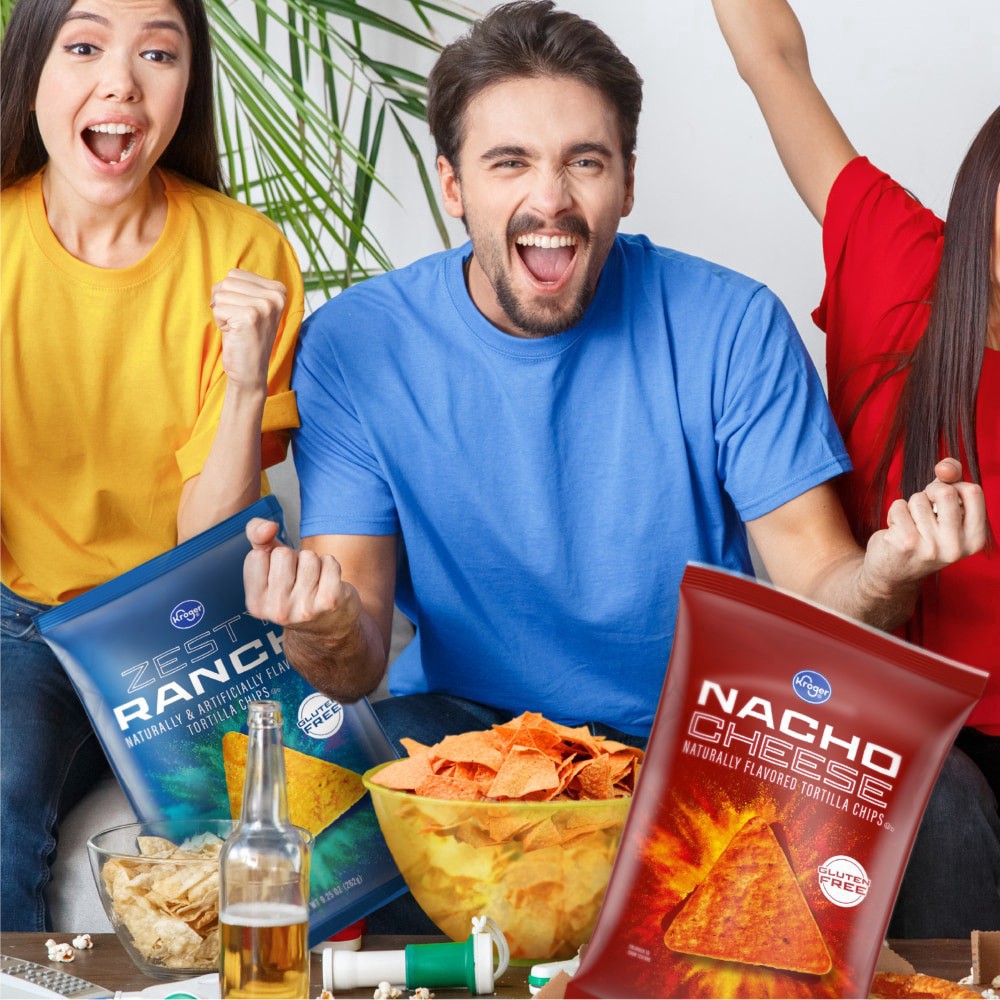 slide 2 of 4, Kroger Salsa Fresca Tortilla Chips, 9.25 oz