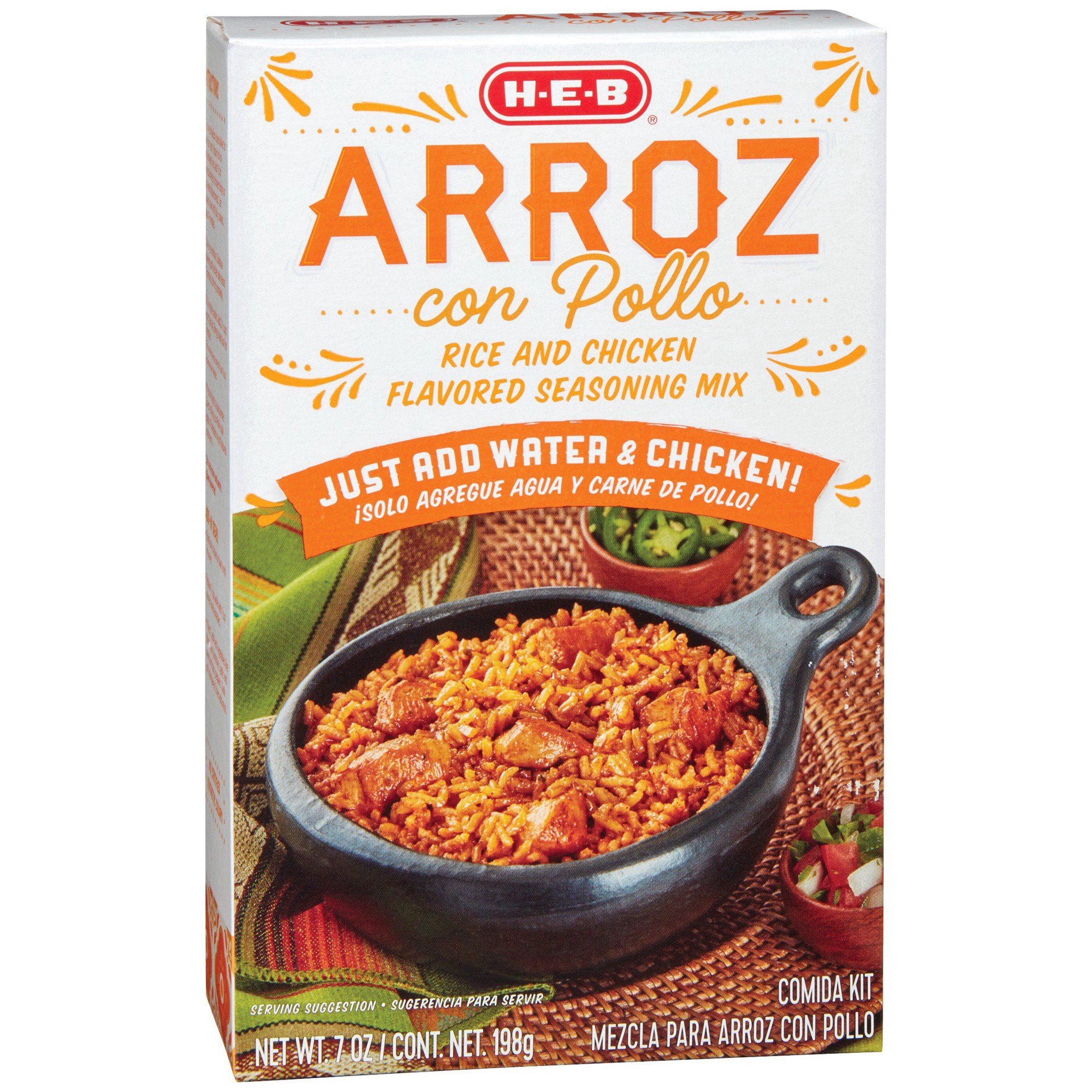 slide 1 of 1, H-E-B Arroz Con Pollo Comida Kit, 7 oz