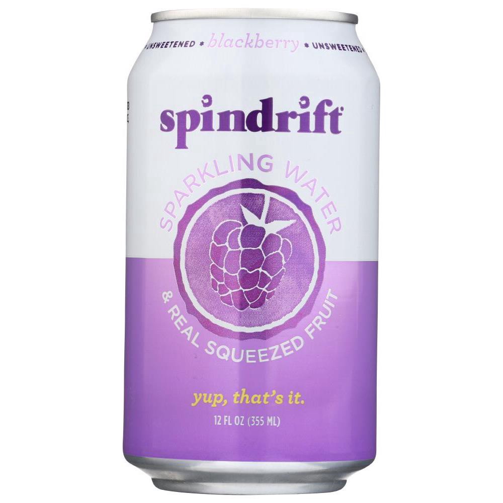 slide 1 of 1, Spindrift Blackberry Sparkling Water Single, 12 oz