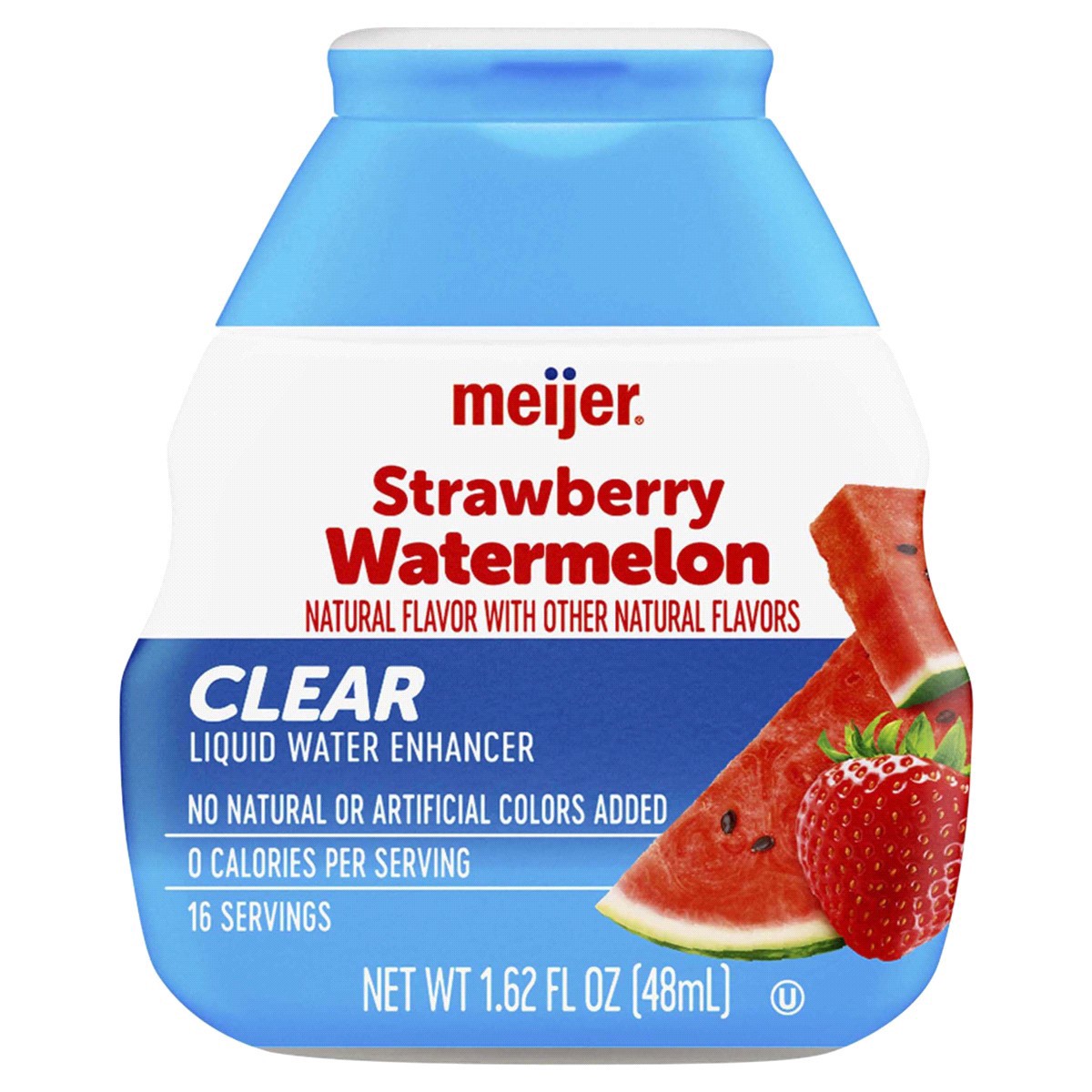 slide 1 of 5, Meijer Strawberry Watermelon Clear Liquid Water Enhancer - 1.62 oz, 1.62 oz