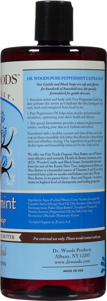 slide 5 of 12, Dr. Woods Peppermint Castile Soap 32 fl oz, 32 fl oz