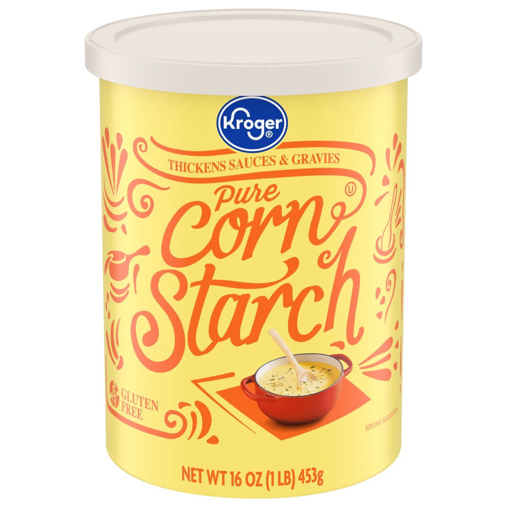 slide 1 of 4, Kroger Pure Corn Starch, 16 oz