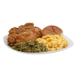 Fresh Chicken Kitchen Meal Plate (1 Meat, 2 Vegetables & 1 Roll)