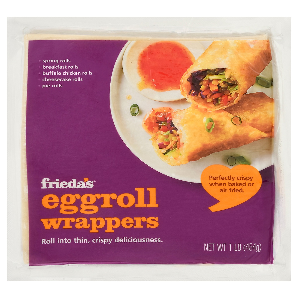 slide 11 of 11, Frieda's Egg Roll Wrappers Prepacked, 16 oz