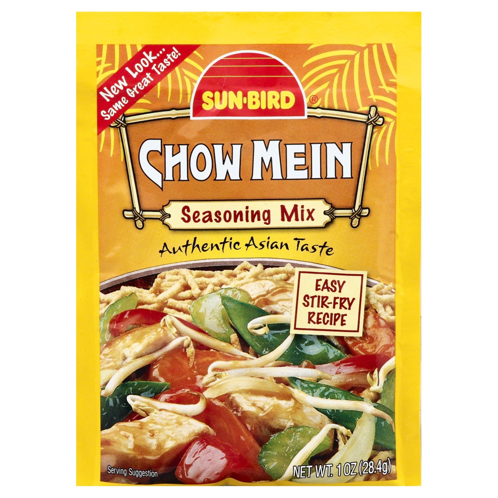 slide 1 of 2, Sun-Bird Sunbird Chow Mein Dry Seasoning Mix, 1 oz