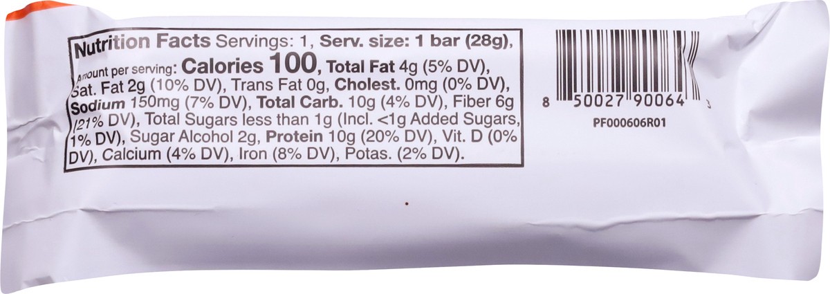 slide 9 of 9, Genius Gourmet Crispy Peanut Butter Chocolate Protein Treat 0.99 oz, 0.99 oz
