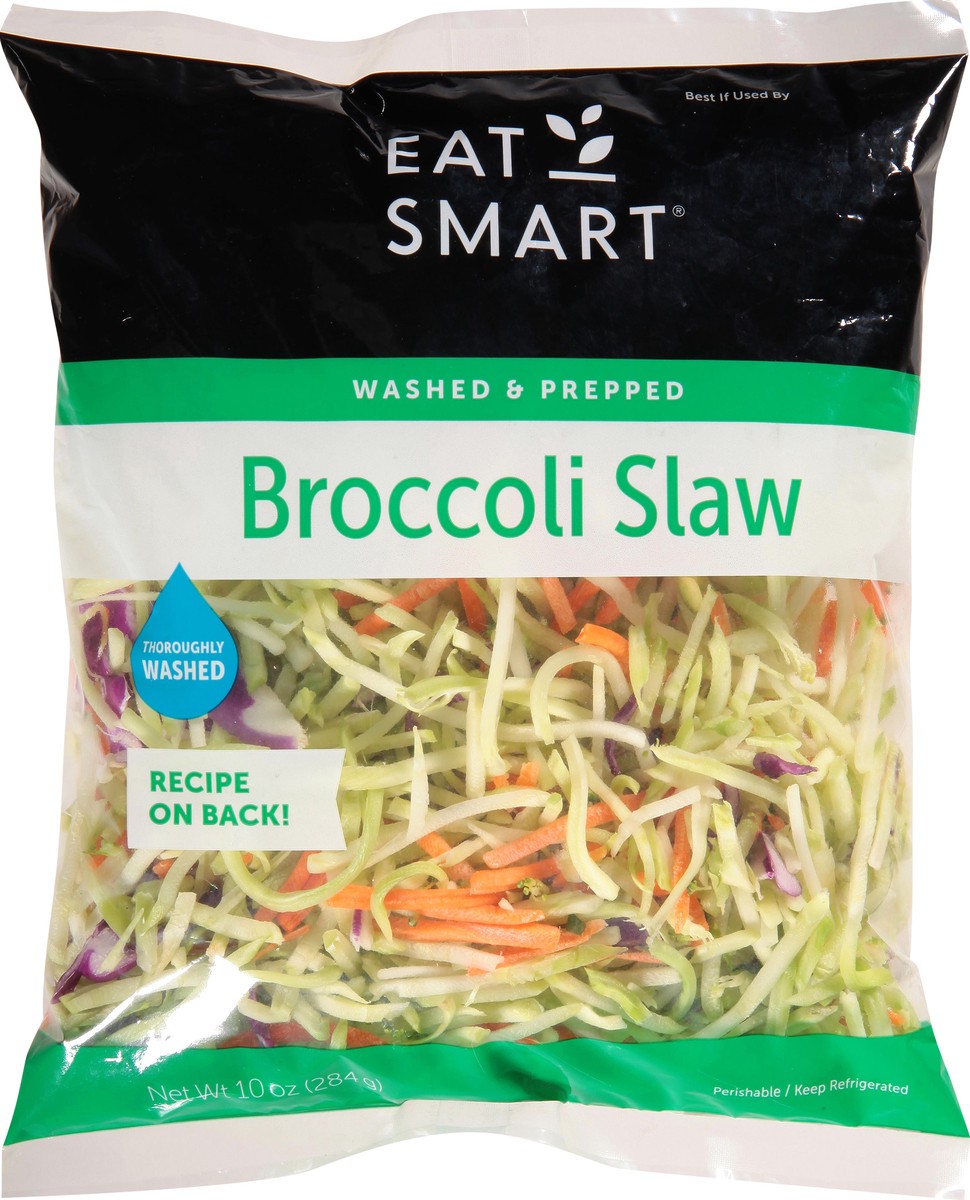 slide 11 of 14, Eat Smart Washed & Prepped Broccoli Slaw 10 oz, 10 oz