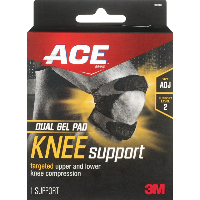 slide 1 of 1, Ace Sports Dual Strap Knee, 1 ct