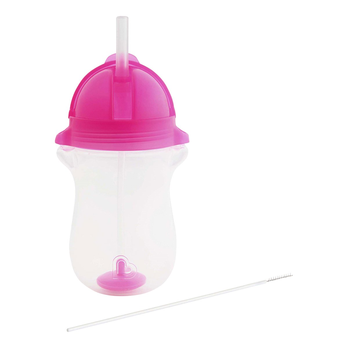 slide 1 of 1, Munchkin Any Angle Click Lock Weighted Straw Cup - Blue, 10 oz