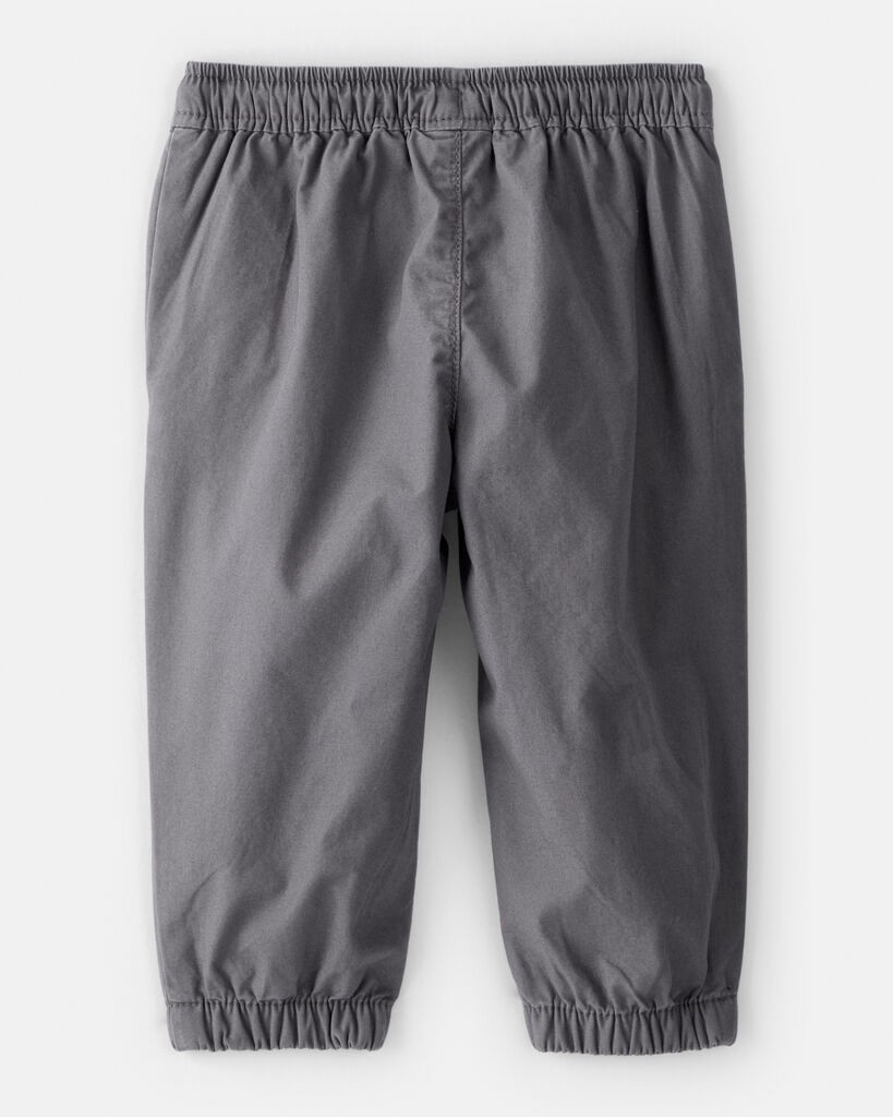 slide 3 of 3, Carter's Baby Boy Lined Joggers - Grey Grey 24M, 1 ct