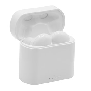 slide 1 of 1, Sharper Image True Wireless Earbuds With Noise Isolation And Qi Charging Case, 1 ct