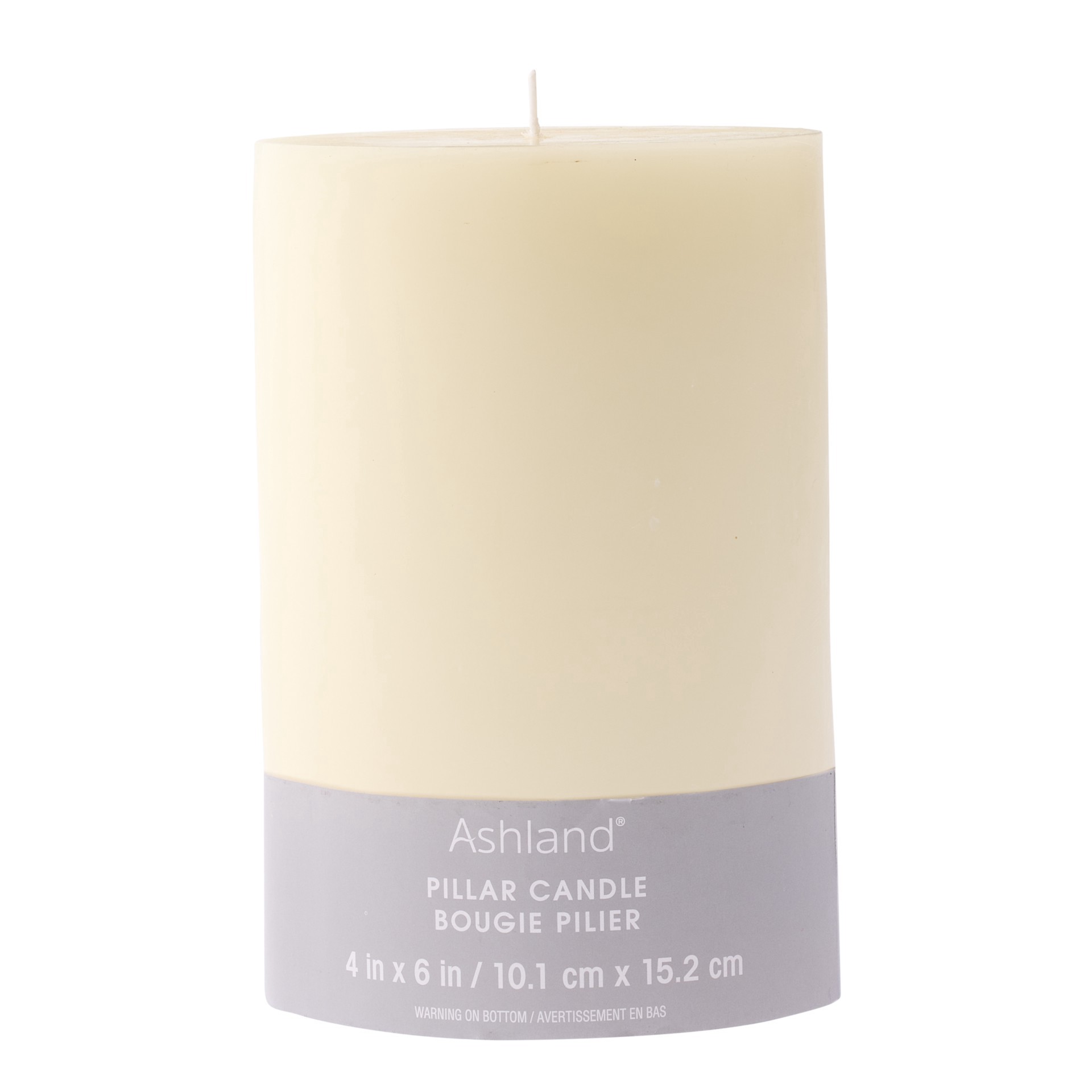 slide 3 of 6, 4" X 6" Ivory Pillar Candle By Ashland, 4 in x 6 in