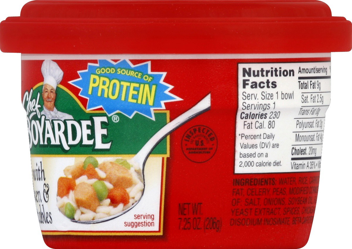 slide 3 of 7, Chef Boyardee Rice with Chicken & Vegetables, 7.25 Oz., 7.25 oz