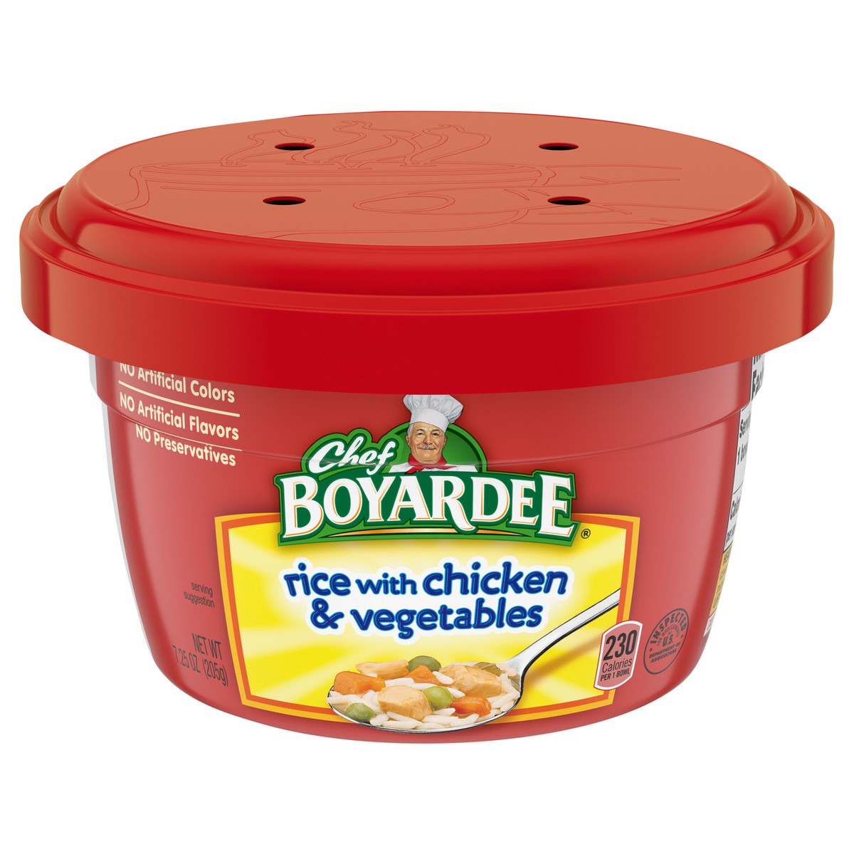 slide 1 of 7, Chef Boyardee Rice with Chicken & Vegetables, 7.25 Oz., 7.25 oz