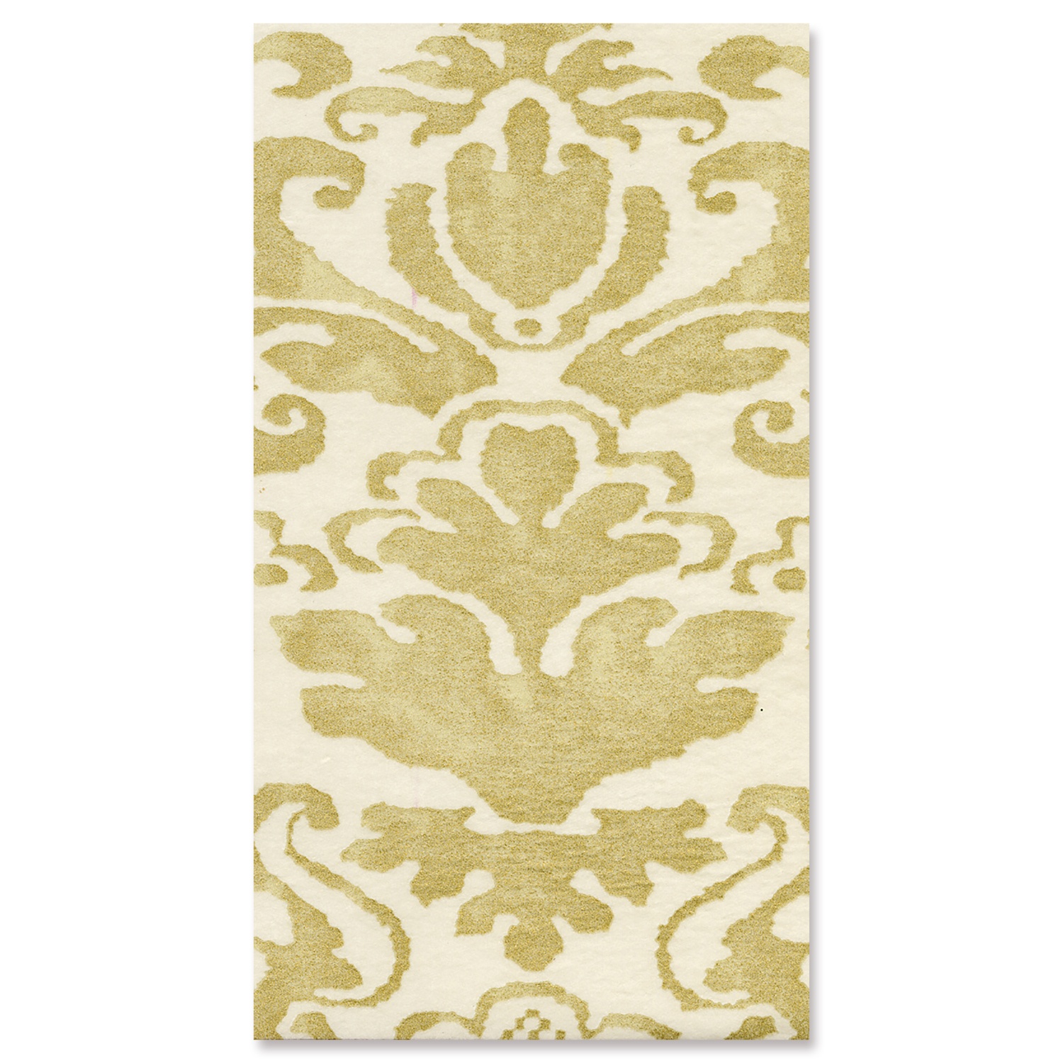 slide 1 of 1, Caspari Light Gold Palazzo Paper Guest Napkins, 15 ct