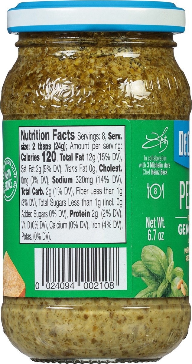 slide 6 of 9, De Cecco Genovese Pesto 6.7 oz, 6.7 oz