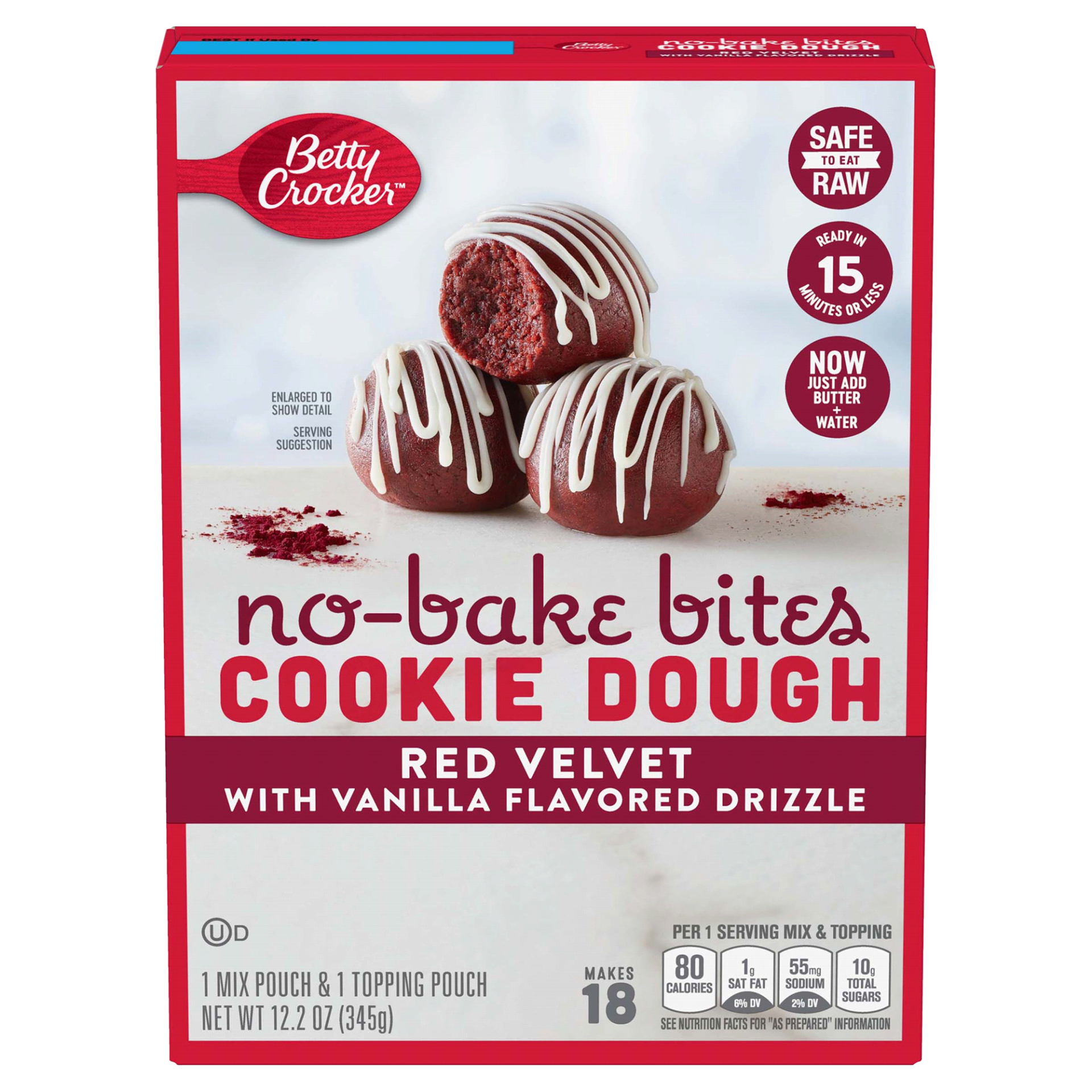 slide 1 of 1, Betty Crocker No Bake Bites Red Velv, 12.2 oz