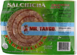 Mr. Tan Mr. Tango Salchicha Parrillera Cured Pork Sausage