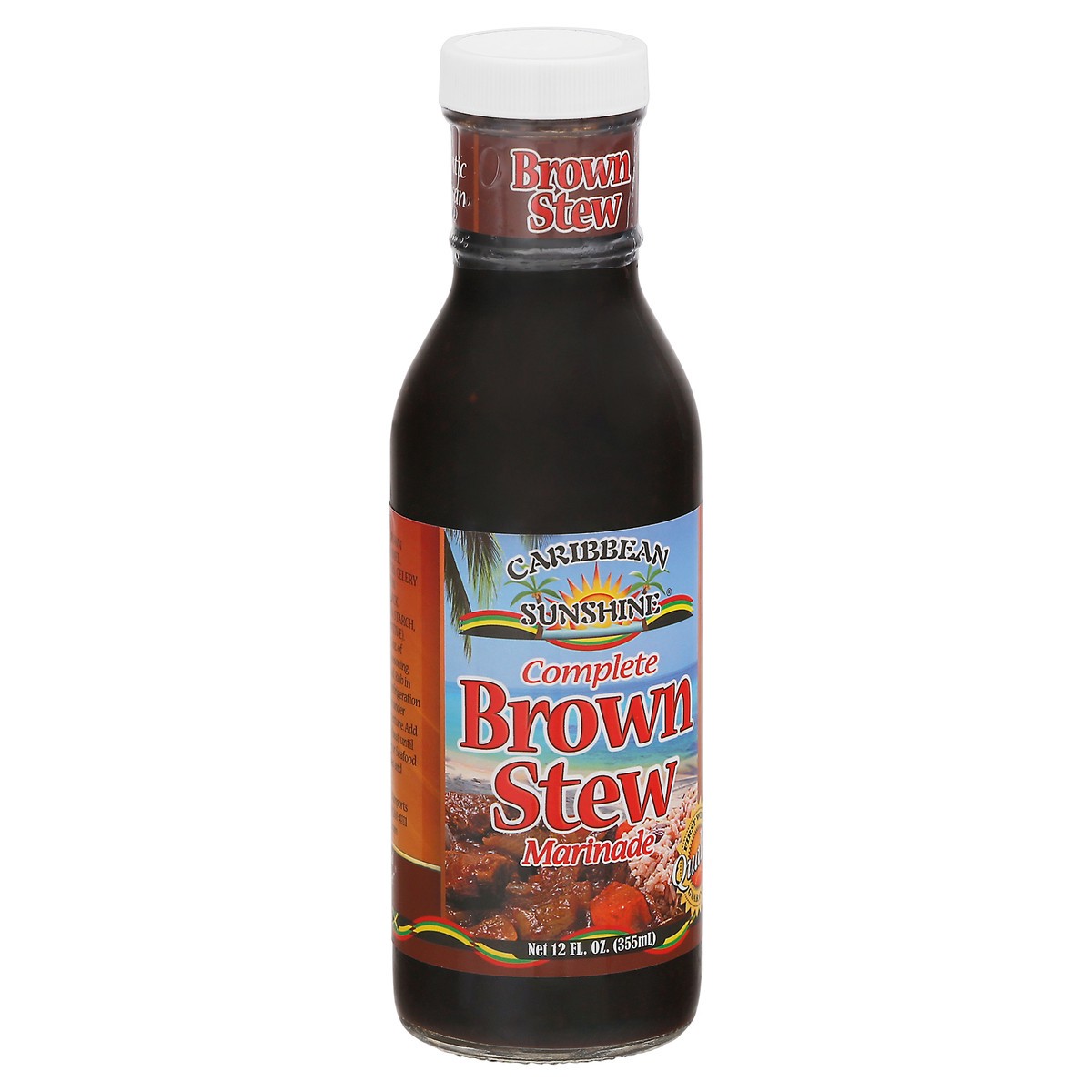 slide 2 of 9, Caribbean Sunshine Brown Stew Complete Marinade 12 fl oz Bottle, 12 fl oz