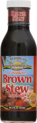 Caribbean Sunshine Brown Stew Complete Marinade 12 fl oz Bottle