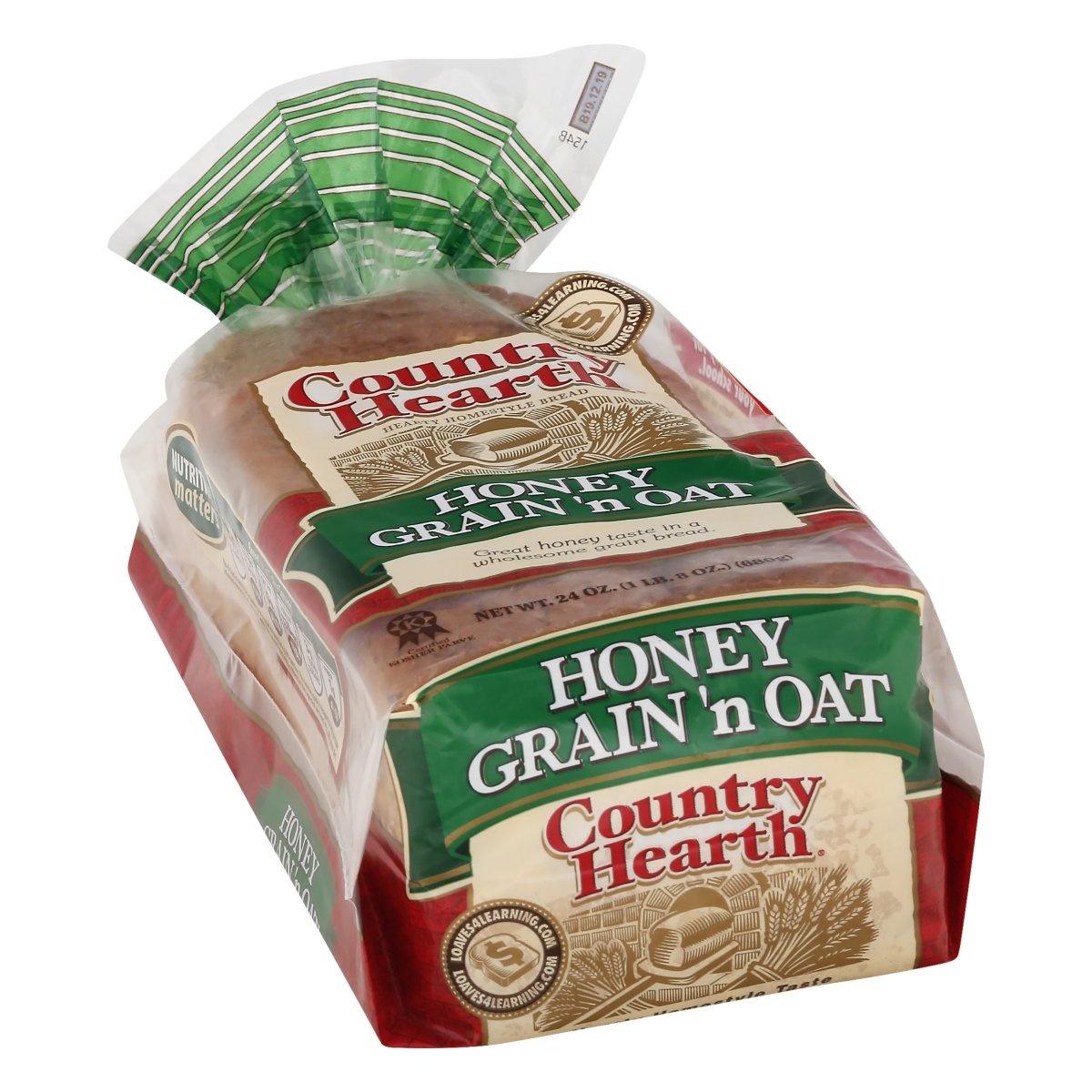 slide 1 of 1, Country Hearth Honey Grain & Oat, 24 oz