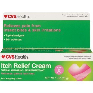 slide 1 of 1, CVS Health Itch Relief Cream Original Strength, 1 oz