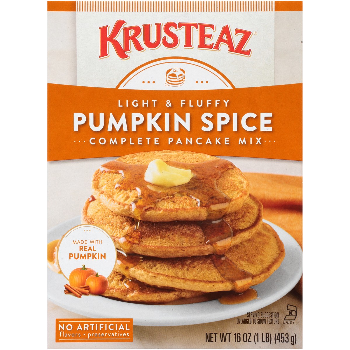 slide 2 of 6, Krusteaz Pancake Mix, 16 oz