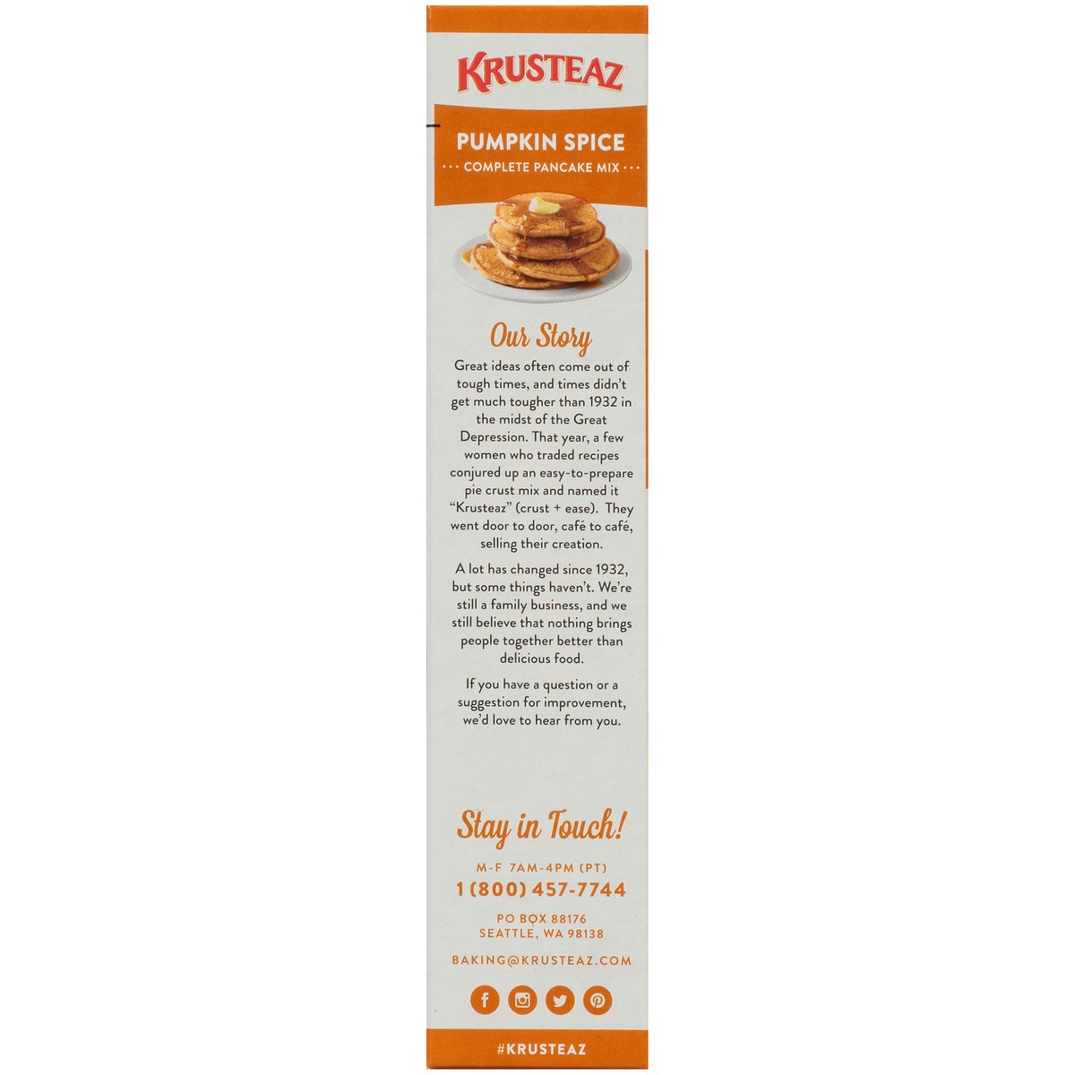 slide 6 of 6, Krusteaz Pancake Mix, 16 oz