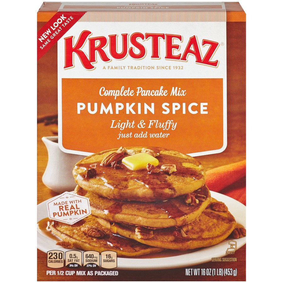 slide 1 of 6, Krusteaz Pancake Mix, 16 oz