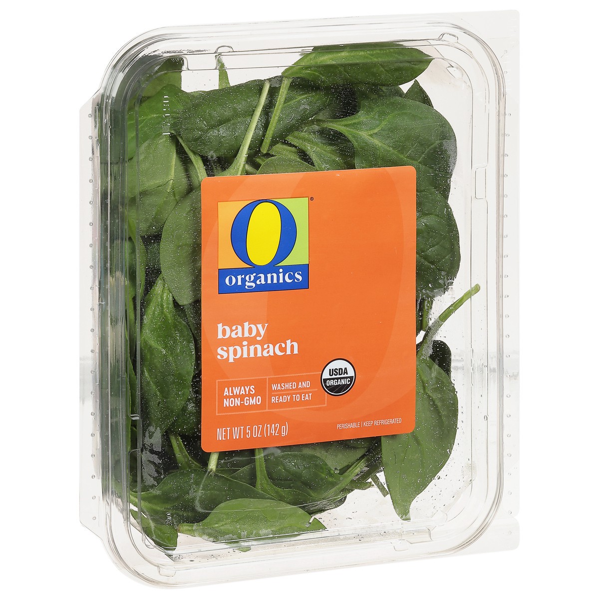 slide 7 of 12, O Organics Organic Baby Spinach, 5 oz