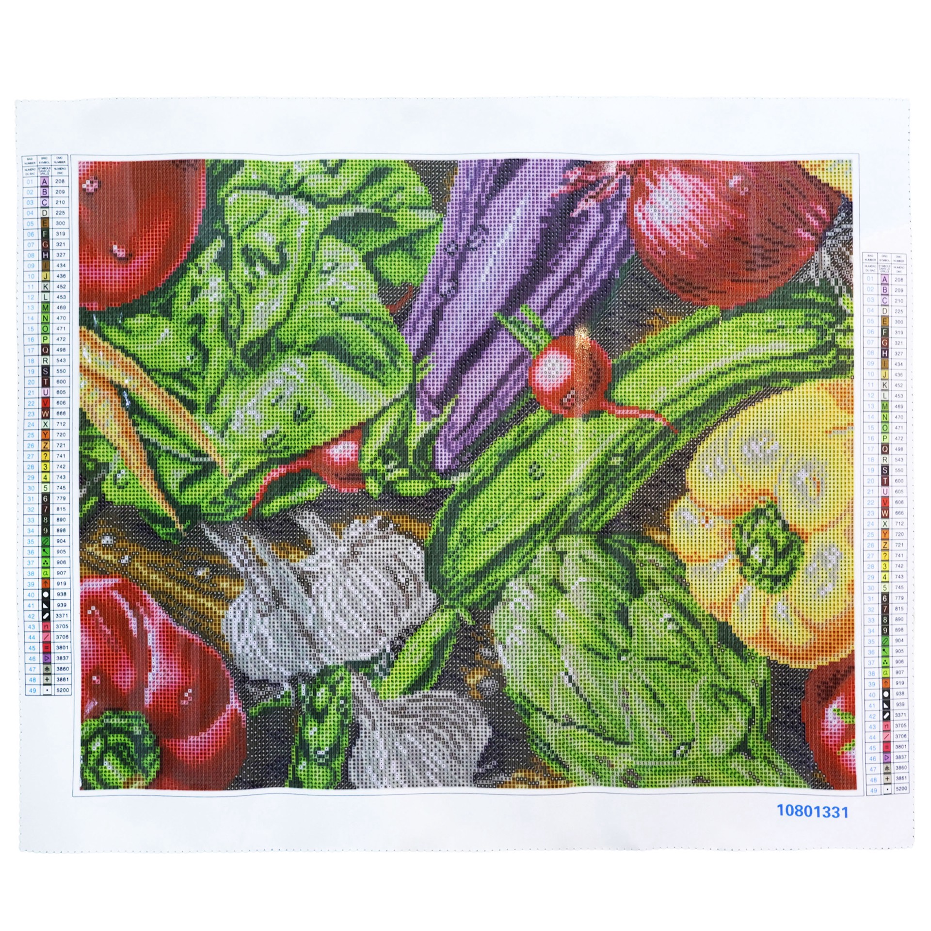 slide 3 of 4, 16" X 20" Vegetables Diamond Art Kit By Make Market, 16 in x 20 in