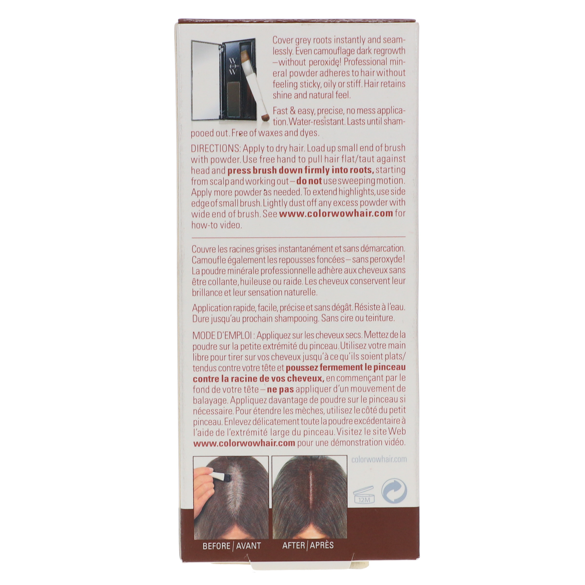 slide 2 of 4, Wow Root Cover Up Medium Brown - .07 OZ, 0.07 oz