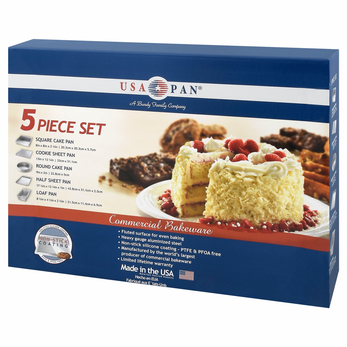 slide 5 of 11, USA Pan 5 Piece Baking Set 1 ea, 5 ct