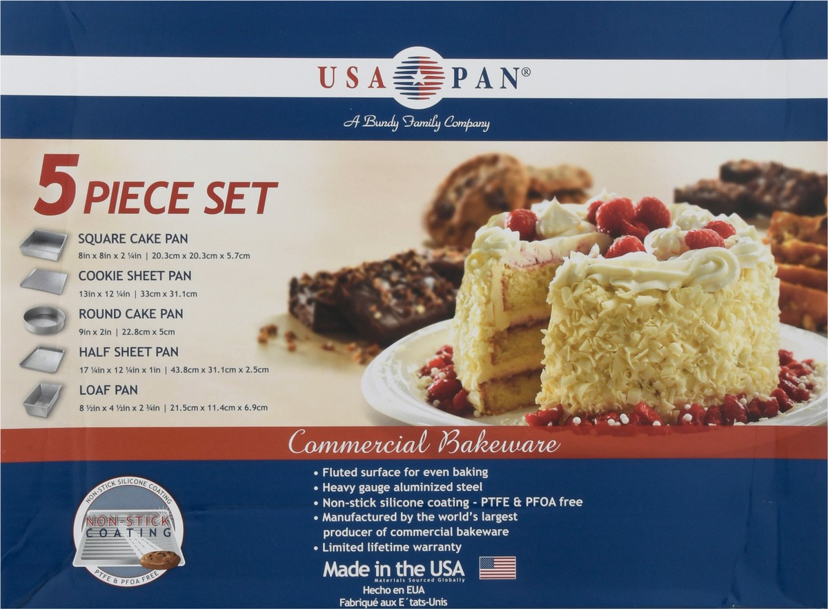 slide 6 of 11, USA Pan 5 Piece Baking Set 1 ea, 5 ct