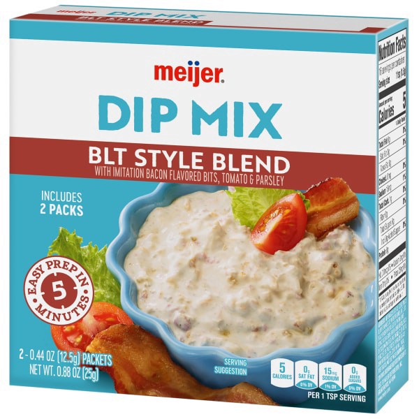 slide 8 of 29, Meijer BLT Dip Mix, 1.76 oz