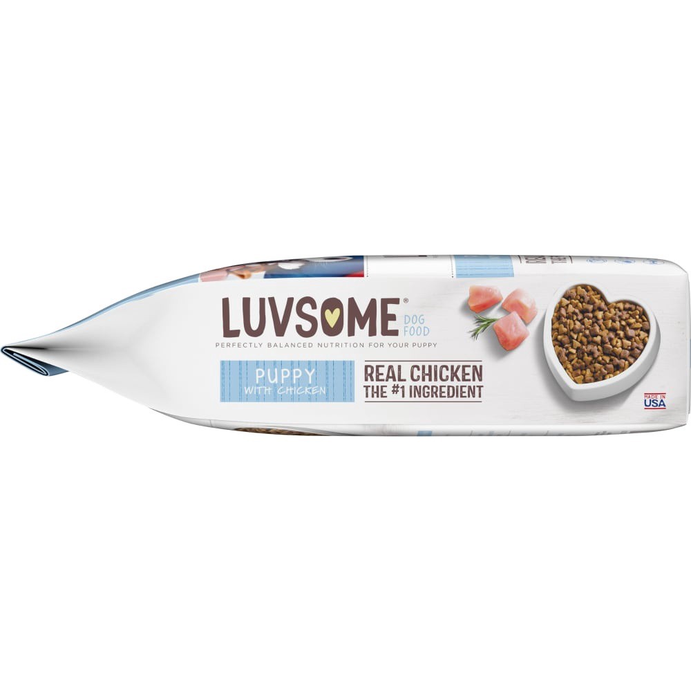 slide 4 of 4, Luvsome Puppy Real Chicken Dog Food, 4.4 lb