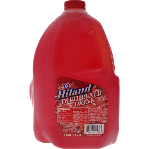 slide 1 of 1, NON BRAND Hiland Fruit Punch Drink - 128 fl oz, 128 fl oz