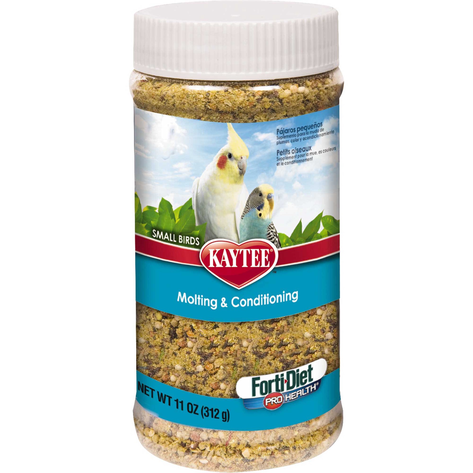 slide 1 of 3, Kaytee Molting and Conditioning Jar -- All Pet Birds 11 oz, 1 ct