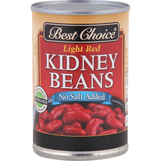 slide 1 of 1, Best Choice Light Red Kidney Beans No Salt Added, 15 oz