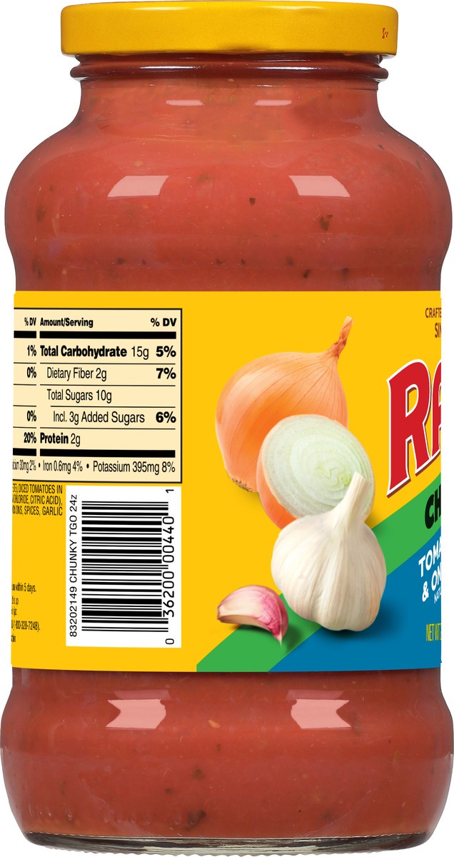 slide 11 of 13, Ragu Chunky Tomato, Garlic & Onion Sauce 24 oz, 24 oz