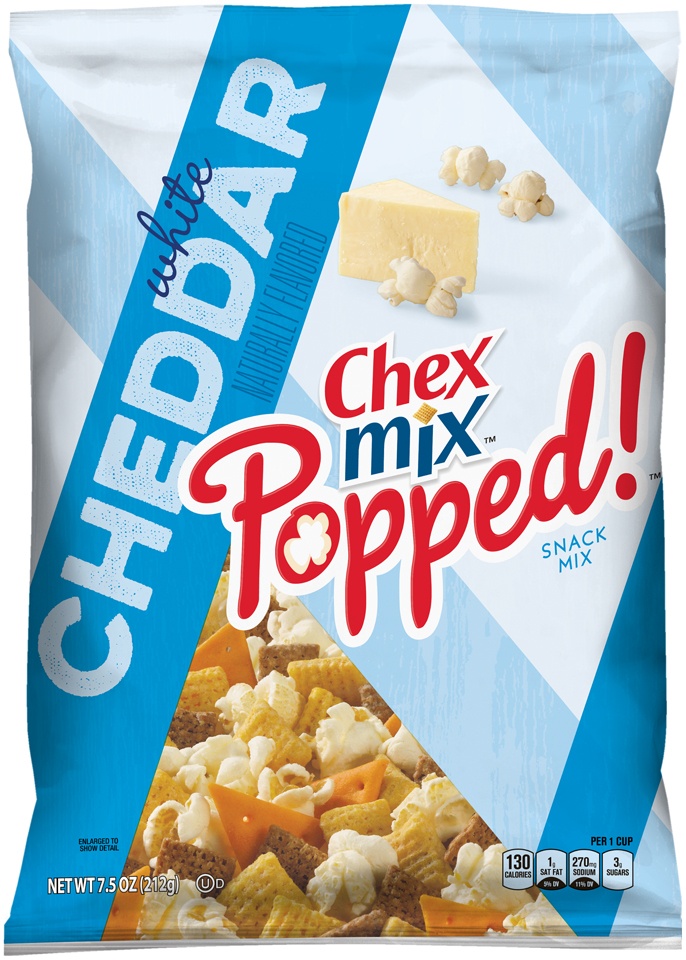 slide 1 of 6, Chex Snack Mix, White Cheddar, 7.5 oz