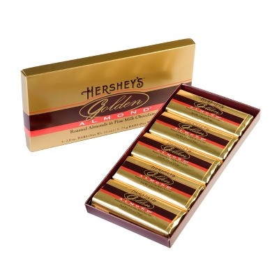 slide 1 of 1, Hershey's Golden Almond Chocolate Bars, 14 oz