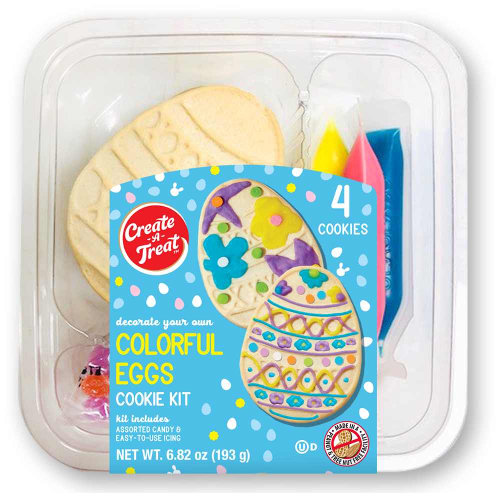 slide 1 of 1, Create A Treat Colorful Eggs Cookie Kit, 6.82 z