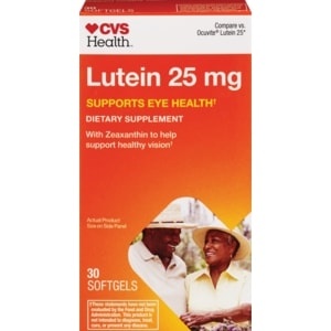 slide 1 of 1, CVS Health Lutein Softgels, 30 ct; 25 mg
